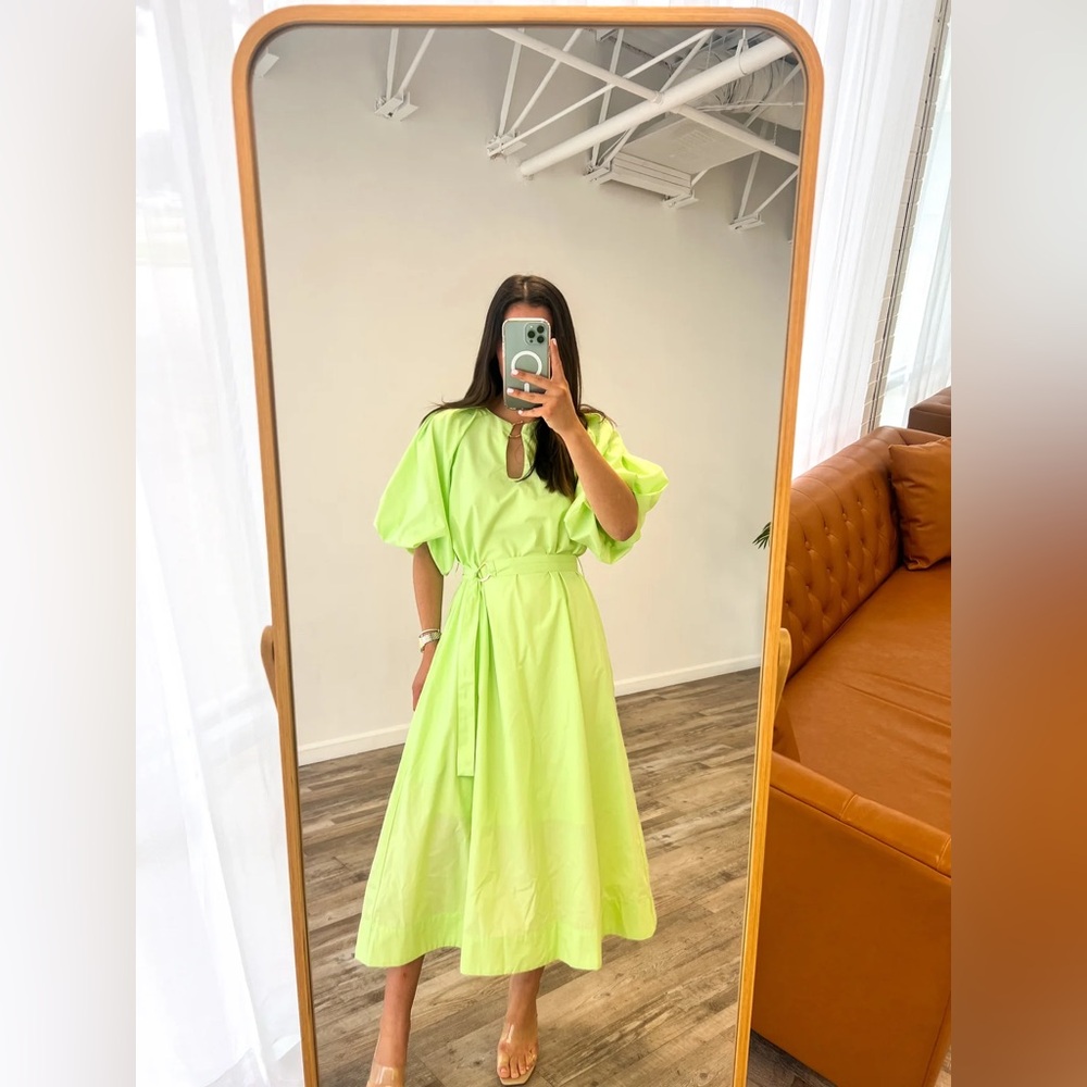 Beulah Palm Springs Green Maxi Dress